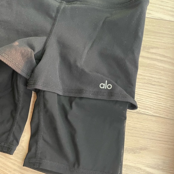 High Waist Lavish Biker Short - Black - Picture 7 of 7